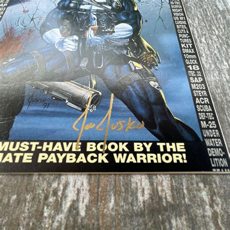 Mavin The Punisher Armory Nm Signed By Joe Jusko