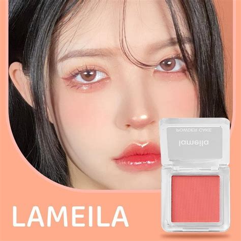 Single Color Square Blush Nude Makeup Brightening Whitening Long Lasting Natural And Delicate