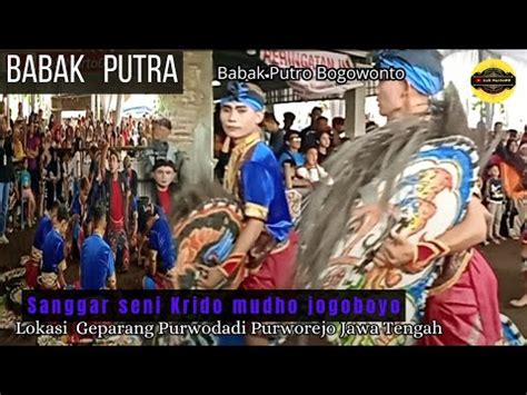 Jathilan Sanggar Seni Krido Mudho Jogoboyo Babak Penarikan Putro