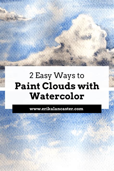 Watercolor Sky Tutorial - Erika Lancaster- Artist + Online Art Teacher