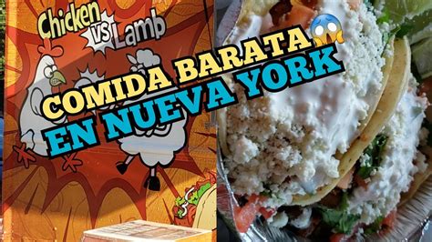 Probando Comida Barata Callejera En Nueva York New York Cheapest Food