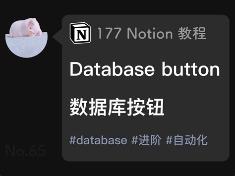 177 Notion 教程数据库按钮 database button 177 bilibili 177 bilibili 哔哩哔哩视频