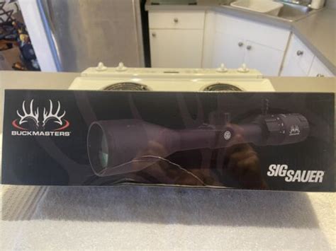 Sig Sauer Buckmasters Sobm Rifle Scope X Mm Black