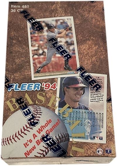 1994 Fleer Baseball Box Break Highlights And Breakdown