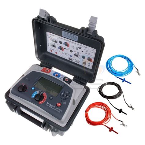 Megger Mit1025 Insulation Resistance Tester And 1002 641 5m Test Lead Set