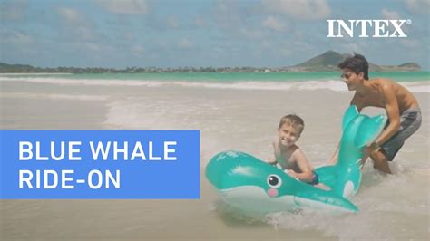 Intex® Blue Whale Ride On Youtube