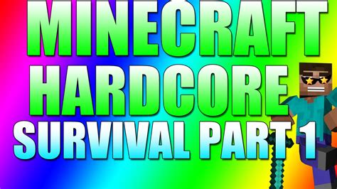 Minecraft Xbox One Hardcore Survival Part 1 Beginning YouTube