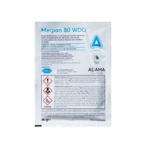 Fungicid MERPAN 80 WDG 150 Gr Adama Contact Agrosem