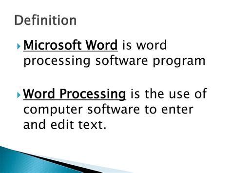 Template Microsoft Word Definition At Templateart Word Definitions