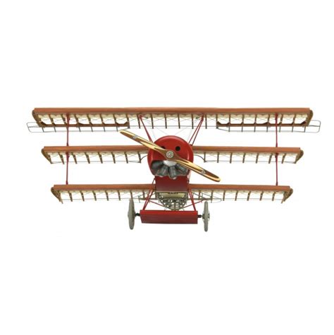 fokker dri  red baron wooden plane model kit