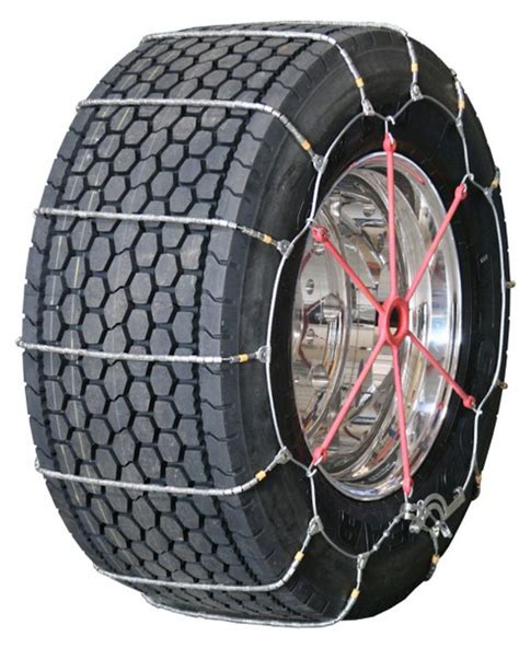 Wide Base Super Single King Cobra Alloy Cable Semi Truck Tire Chains