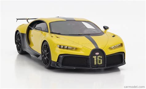 TRUESCALE TS0388 Scale 1 18 BUGATTI CHIRON PUR SPORT N 16 2018 YELLOW