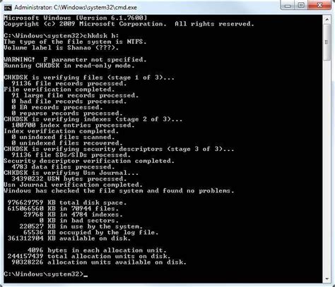 How To Run The Chkdsk Utility In Windows 7