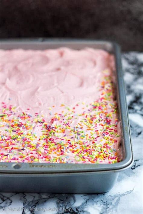 Funfetti Sheet Cake Marshas Baking Addiction