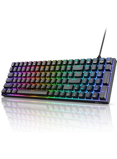 RK100 Tri Mode Hot Swapable RGB Mechanical Gaming Keyboard Brown Switch Price In UAE Noon