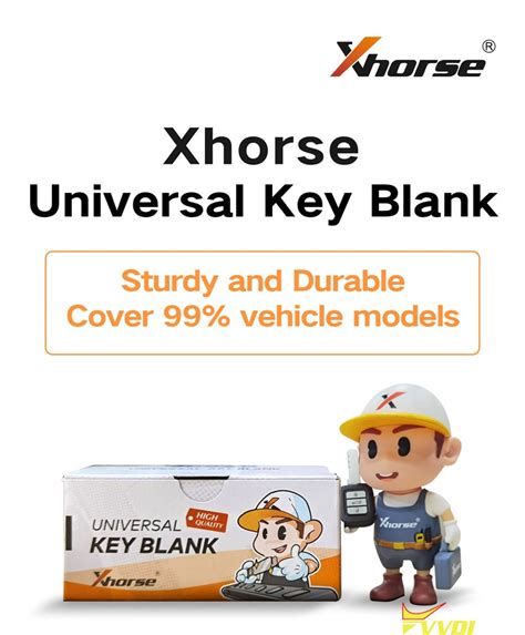 Xhorse Universal Key Blade Model List | VVDIshop.com