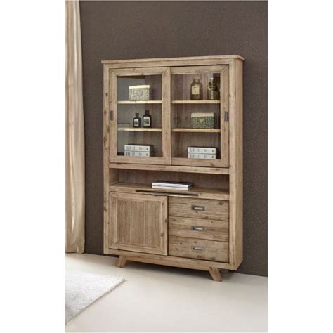 Vaisselier Argentier Style Nature En Bois Massif Ch Ne Clair Valerie