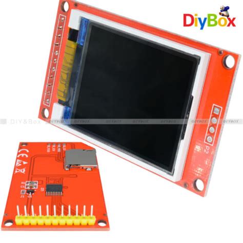 18 Lcd Display 128x160 Module Tft Spi Sd Card Avr Pic Arm Stm32