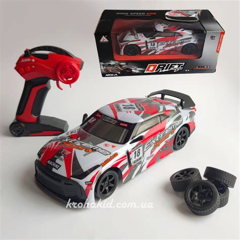 Машинка для дрифта с ускорением на радиоуправлении Nissan GT-R 4WD ...