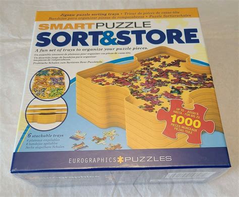 Eurographics Smart Puzzle Sort And Store Organizer Trays For Jigsaw