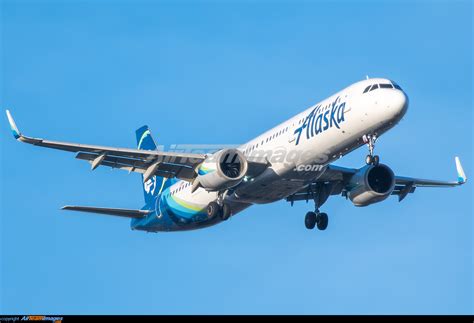 Airbus A N Alaska Airlines N Va Airteamimages