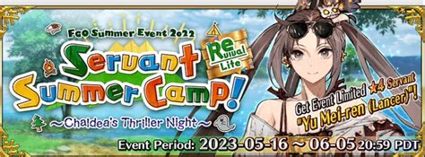 Fate Grand Order Servants Summer Camp Rerun Event Guide Game Guides