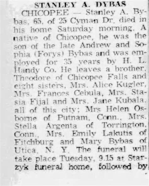 Frances Dybas Obituary and Memorial Service Details 22