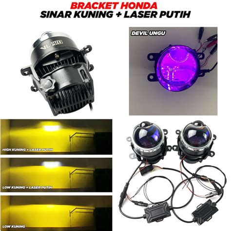 Jual Foglamp Biled VLPRO F11 50W 3 Inch Devil Laser Blue Lens Original