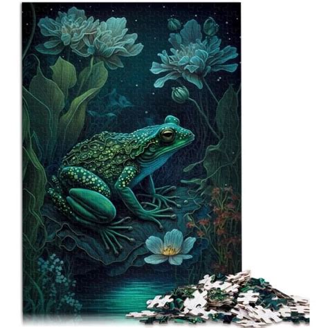 Jigsaw Puzzle Gift Grenouille Terre Mythique Puzzles En Carton 1000