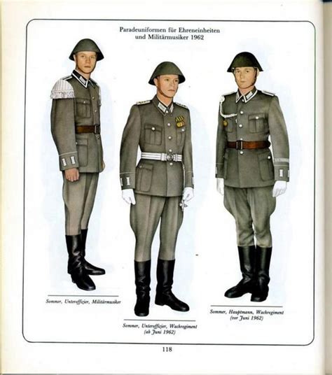 1962 East German Army Nva Officers And Enlisted Servicemens Summer