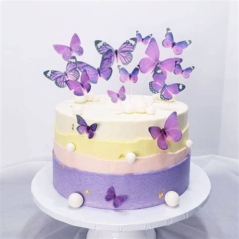 Purple butterfly cake | Purple butterfly cake, Butterfly cakes, Cake