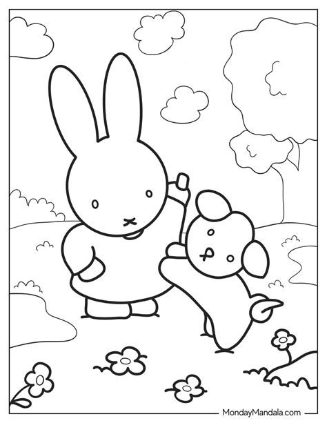 20 Miffy Coloring Pages (Free PDF Printables)