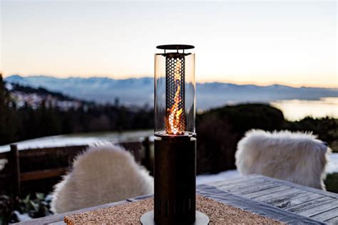 Outdoor Pellets Heater Warm Focolari A Pellet Di Design