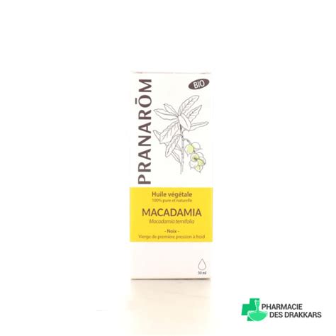 Pranarom Huile Macadamia Bio Sant Et Beaut