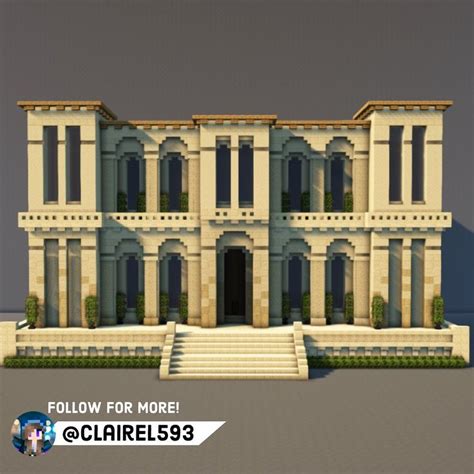 Italian Mansion Built In Under Hours In Minecraft