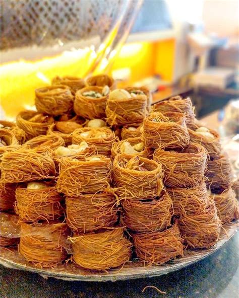 Petit Four Of Dainty Baklavas And Decadent Turkish Halwa At Kunafa In