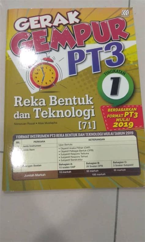 Gerak Gempur Pt Reka Bentuk Dan Teknologi Rbt Tingkatan Kssm