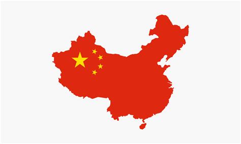 china map flag vector design on white background 4638475 Vector Art at ...