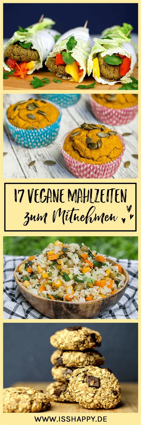 Vegan zum Mitnehmen 17 gesunde Ideen für unterwegs Mahlzeit Vegane