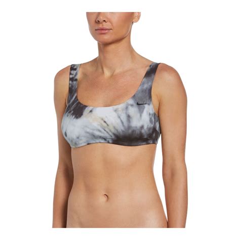 Nike Women S Tie Dye Scoop Neck Bralette Swimsuit Bikini Top Sport Sportchek