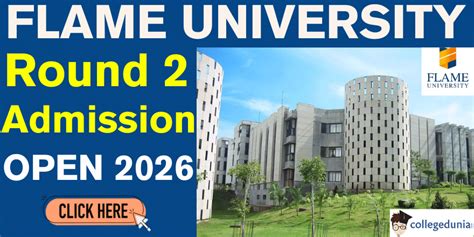 flame university opens   admission  session  check full
