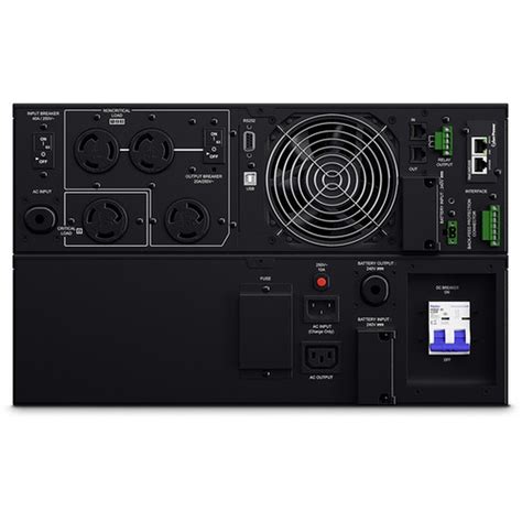 CyberPower Smart App Online Double-Conversion UPS — 6000VA / 5400W 208V Hardwire/L6-30P 4U (with Pre-Installed Gigabit Network Management Card / RAIL-KIT) (OL6000RM4U-NC-RAIL-KIT)