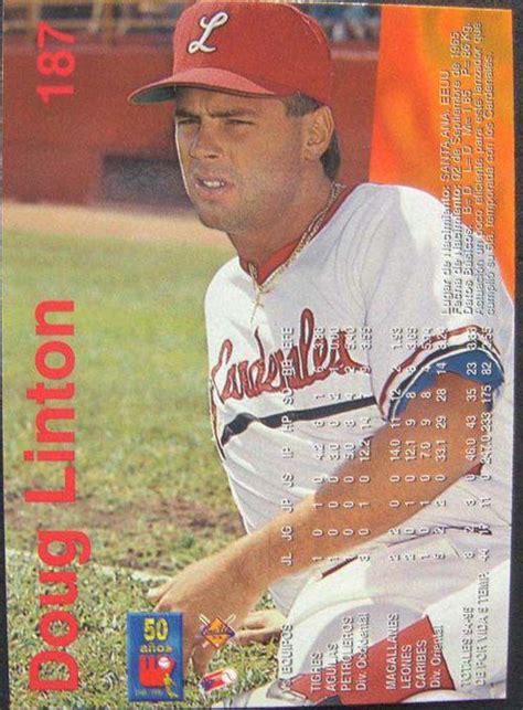 Doug Linton Excelente Pichert Que Vino En Los Años 90 Con Cardenales De