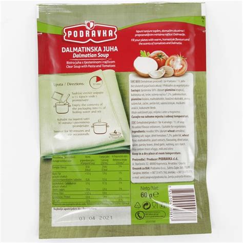 Dalmatinska Juha 60 G