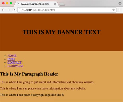 Simple Homepage Design Code In Html - My Bios