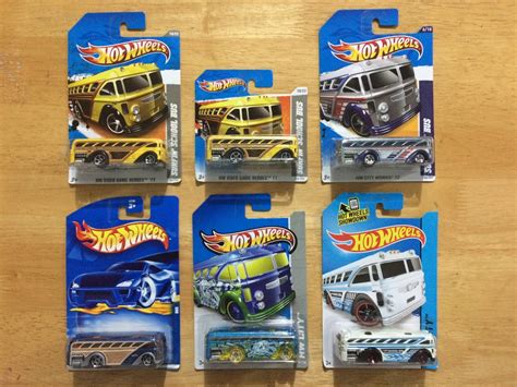 Set 6 Hot Wheels Autobus Surf Bus 400 00 En Mercado Libre