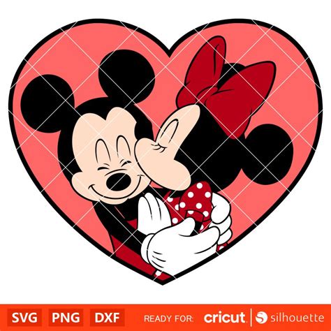 Valentines Day Mickey And Minnie Svg Free Svg Daily Freebies Svg