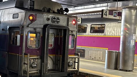 Mbta Commuter Rail South Station To Quincy Center Youtube