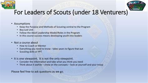 Growing Scouts Into Leaders Ppt Download