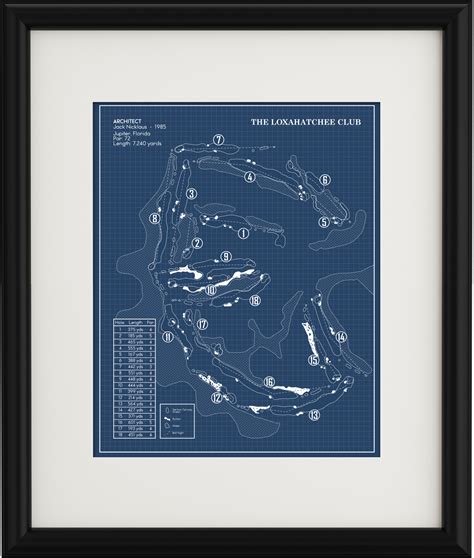 The Loxahatchee Club Blueprint (Print) – GolfBlueprints